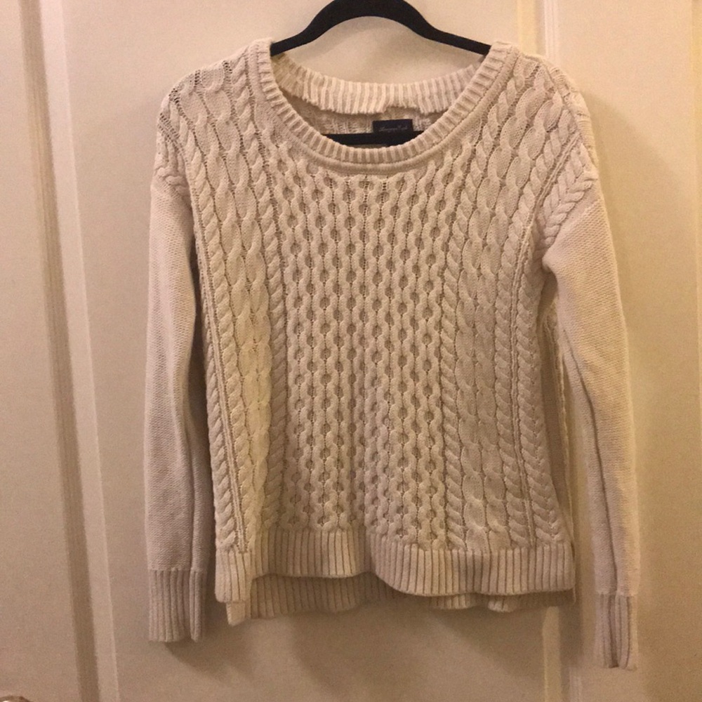 Cream sweater